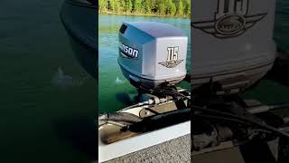 Johnson 115 2 stroke !! #short #shorts #bassfishing #subscribe