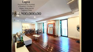 Imóvel no bairro Lagoa com 237m², piscina, 4 quartos e elevador! Conforto e praticidade.