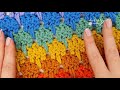 crochet larksfoot stitch tutorial great for scarves and blankets