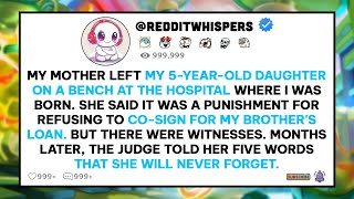 My Mother Left My 5-Year-Old Daughter On A Bench At The Hospital Where I Was Born. Months Later, The
