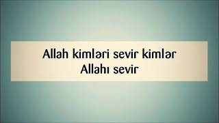 Allah kimləri sevir kimlər Allahı sevir || Rəşad Hümbətov