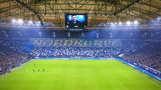 Schalker Choreo+Pyro In der Nordkurve! | Schalke gg. Heidenheim | 09.04.2022