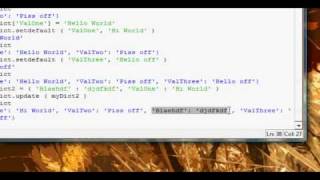 Python Tutorial #28 Part 2 - Further Dictionary Methods