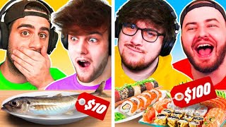 $10 SUSHI vs $100 SUSHI MUKBANG