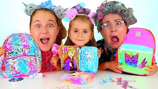 Children's Back To School Switch Up Challenge by Ruby and Bonnie