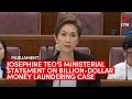 Josephine Teo's full ministerial statement on Singapore's billion-dollar money laundering case