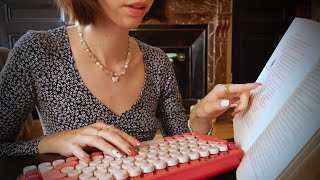 ASMR à mettre en fond pour réviser ou travailler 📚 clavier, livre, inaudible, pluie