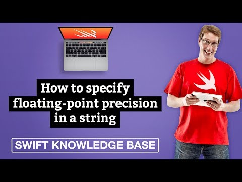 How to specify floating-point precision in a string – Swift 5