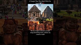 ☀️ The Sun Temple in Konark: An Architectural Marvel Without Cement or Nails! #incredibleindia