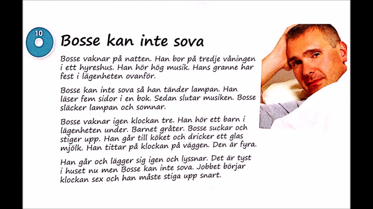 Bosse Kan Inte Sova - YouTube