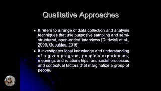 Field Methods of Psychology - Quantitative Methods (Part 1)