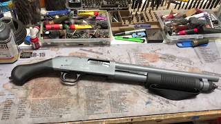 Mossberg 590 Shockwave with Custom Don't Tread On Me Cerakote