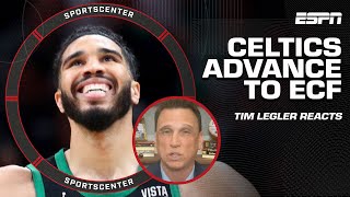 CELTICS TO EASTERN CONFERENCE FINALS 👏 Tim Legler reacts to Boston's Game 5 win