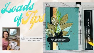 Loads of tips and tricks in this video....and a beautiful card