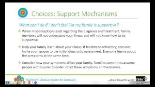 Treatment Choices: Options for Depression