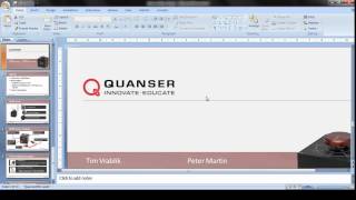 Getting Started with QUBE Servo webinar April 16 2014 v2