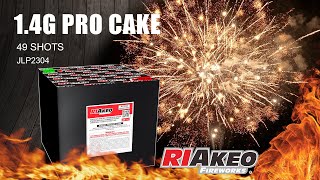 USA 1.4G PRO CAKE 1.2 inch 49 shots JLP2304 | RIAKEO FIREWORKS