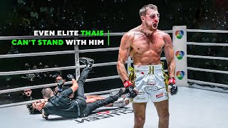 Lethal Elbows! Brilliant Muay Thai KO Master... Moves to MMA - Jonathan Haggerty