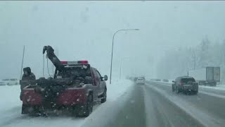 Winter weather impacts travel around the Treasure Valley