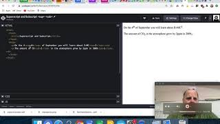 HTML Superscript and Subscript