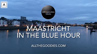 Maastricht in the Blue Hour, The Netherlands | Allthegoodies.com