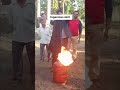 Gas cylinder burning 😱 #shorts #JustKnowThings