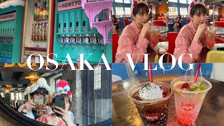 〔大阪VLOG〕1泊2日の大阪旅行🐙❤︎久しぶりのUSJでテンション爆上がり！