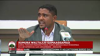 Pireezidaanti Shimallis Abdiisaa raawwii hojiif sirna beekamtii kennaniiru.