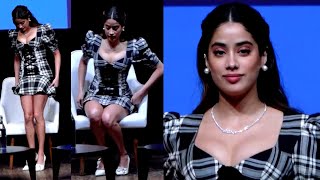 Actress Janhvi Kapoor Uncomfortable With Her Dress | Filmyfocus.com