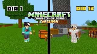 SOBREVIVÍ 12 Días COMPLETANDO Logros en MINECRAFT BEDROCK |@SoyVirjo |