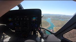 Ec 135 Cockpit view 4K