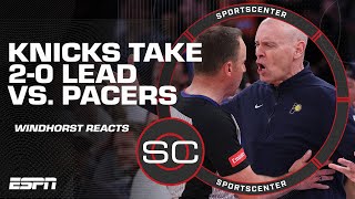 Brian Windhorst says Pacers are ‘fuming’ about the officiating in series vs. Knicks | SportsCenter