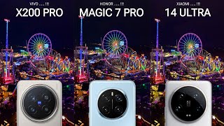 Vivo X200 Pro vs Honor Magic 7 Pro vs Xiaomi 14 Ultra || Camera Comparison || Which Phone Wins ?