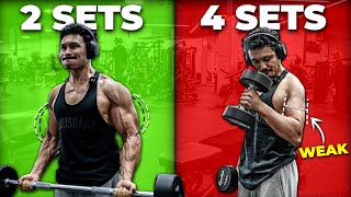 Stop Doing 4-5 sets of Every Exercise |इसी लिए नहीं बन रही तुम्हारी बॉडी |