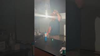 Burning Magnesium Metal