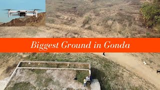 Exploring Tomson ground of Gonda Biggest with Halipad|drone shots|The Mango Man review #gonda