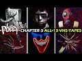 Poppy Playtime: Chapter 3 - ALL 13 VHS Tapes