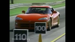 Motorweek 1996 Dodge Viper RT/10 Road Test