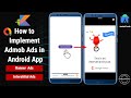 How to Implement Admob Ads in Android Studio | Banner and interstitial ads | Google Admob Ads 2023