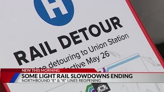 RTD lifts some speed restrictions for E, R lines