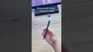 TRIANGLE PASS pen spinning tutorial VERY EASY 🤏 #shorts