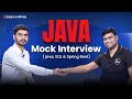 🔥Java Mock Interview | The Best Mock Interview For Freshers | Main, JDBC, Spring Boot & More!