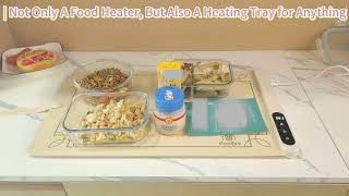 Food Warming Mat - Electric Warming Tray for Parties Home Travel