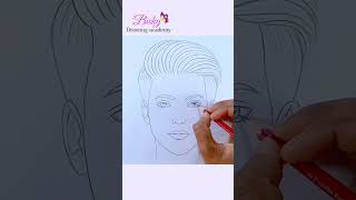 How to draw face for beginners #shorts #ytshort #drawing #facedrawing #art #viral