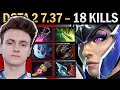 Luna Gameplay Miracle with 18 Kills and Manta - Dota 7.37