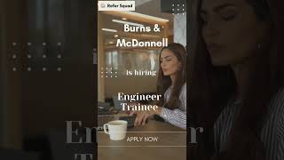 Burns \u0026 McDonnell is hiring for b.tech software engineering freshers #fresherjobs #fresherhiring