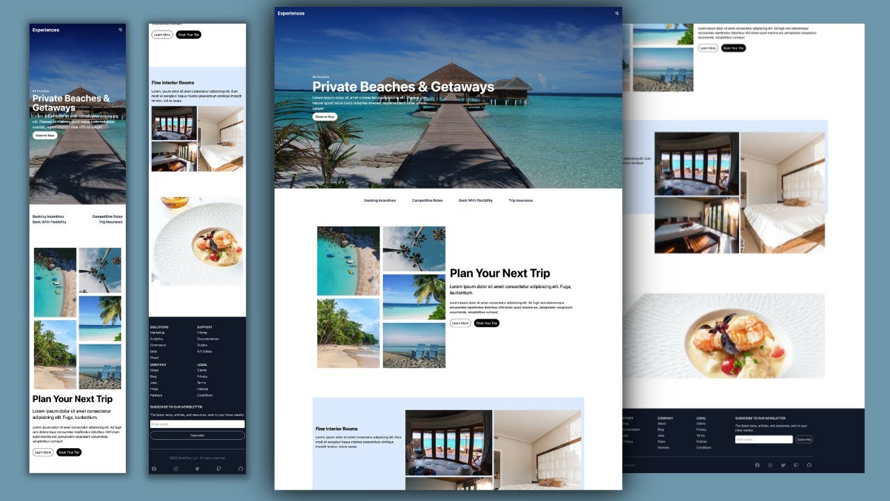 Build A Responsive React Js Website With Tailwind Css Youtube
