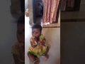 6 months baby with mutton piece 6 months baby with mutton piece