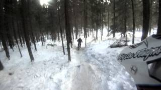 Eero Saarela Antikkala Talvi DH Winter dh Finland 2012.mov