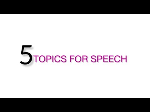 What is a good topic?